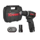 Berbequim Aparafusadora Kress Profissional 12V Kuc12 + 2 Baterias 2.0Ah + Carregador + Mala